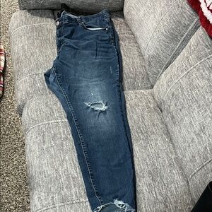 Venezia Women's Skinny Jeans - Dark Blue